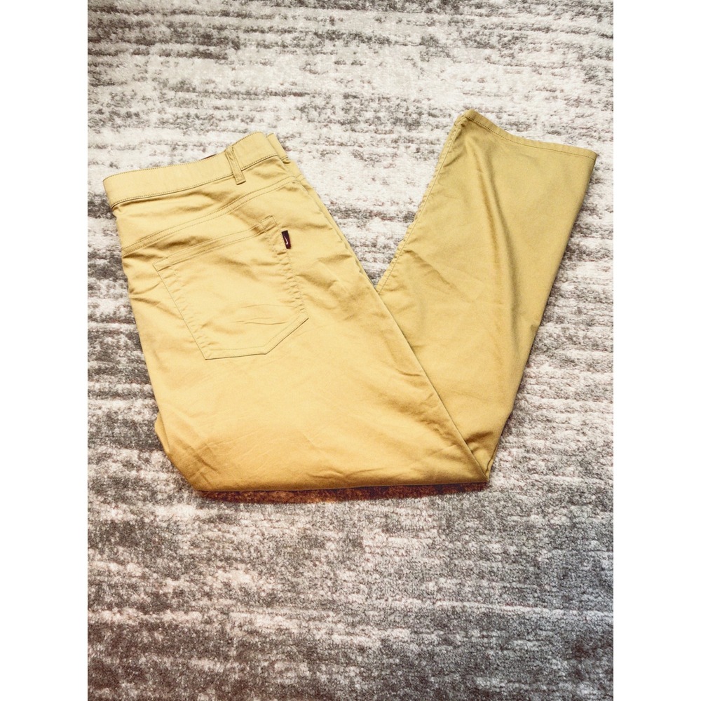 Nike Dri-FIT Slim Fit Pants Mens 38x30 Khaki Tan 891924-297